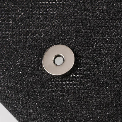 Glam Silver Evening Clutch